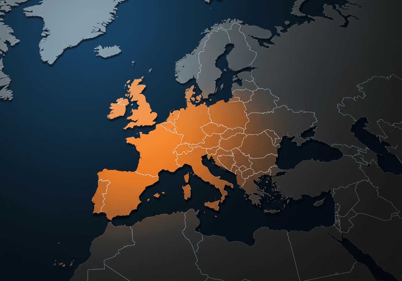 European Coverage Map
